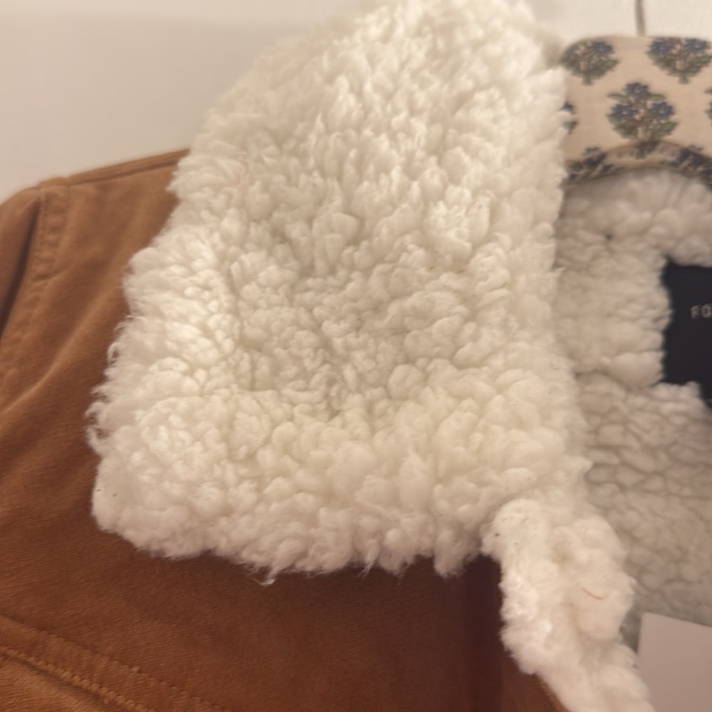 Brown Sherpa-Lined Jacket- Forever 21 - Picture 6 of 12